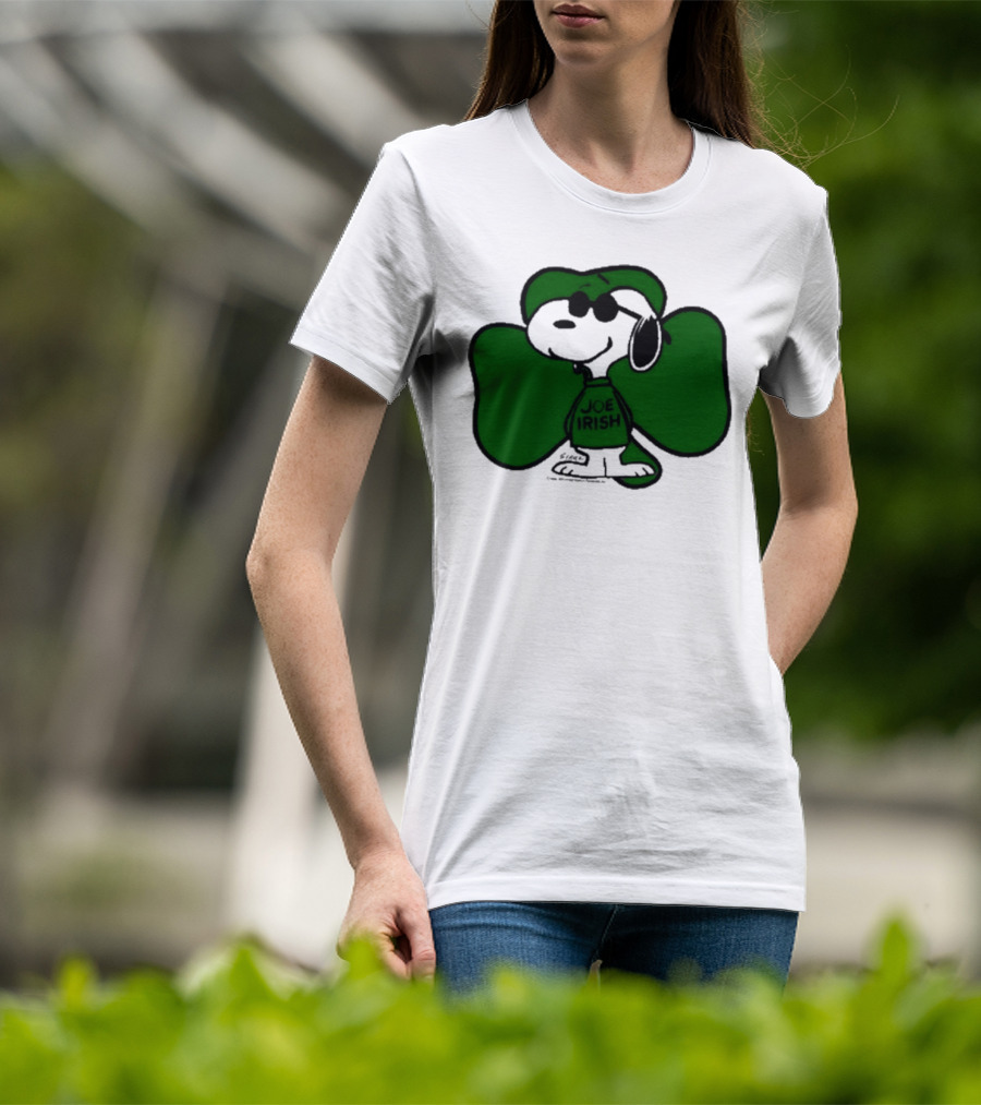 Snoopy Joe Irish Shamrock 1980s Vintage Style T-Shirt