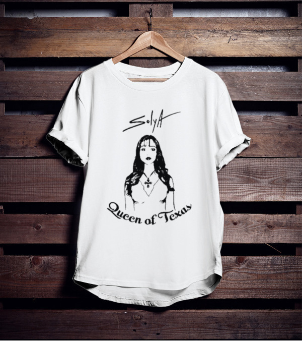 Solyamusic Queen Of Texas Retro Music Vibe T-Shirt