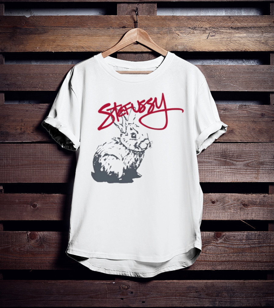 Stefussy Bunny Stussy Graphic T-Shirt