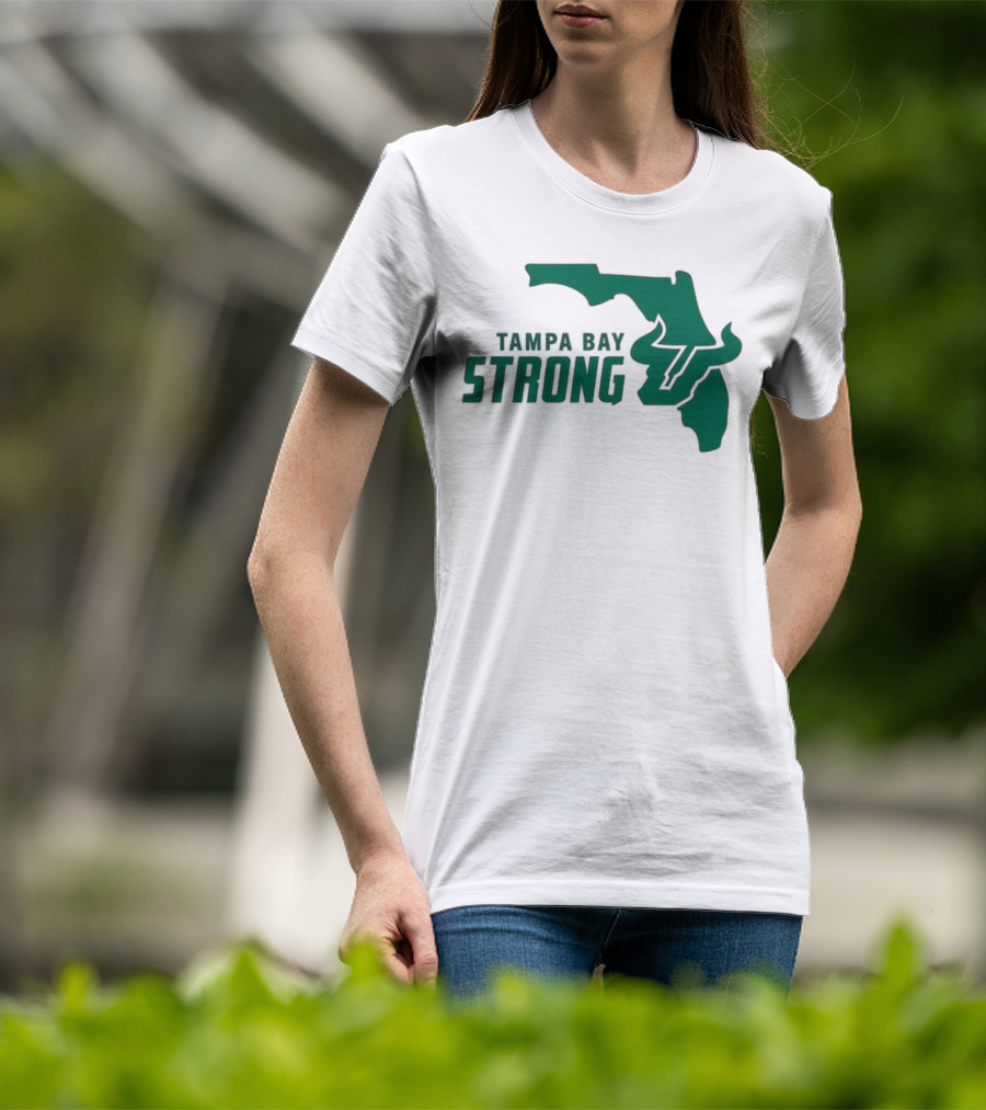 Tampa Bay Strong South Florida Bulls Hurricane Relief T-Shirt