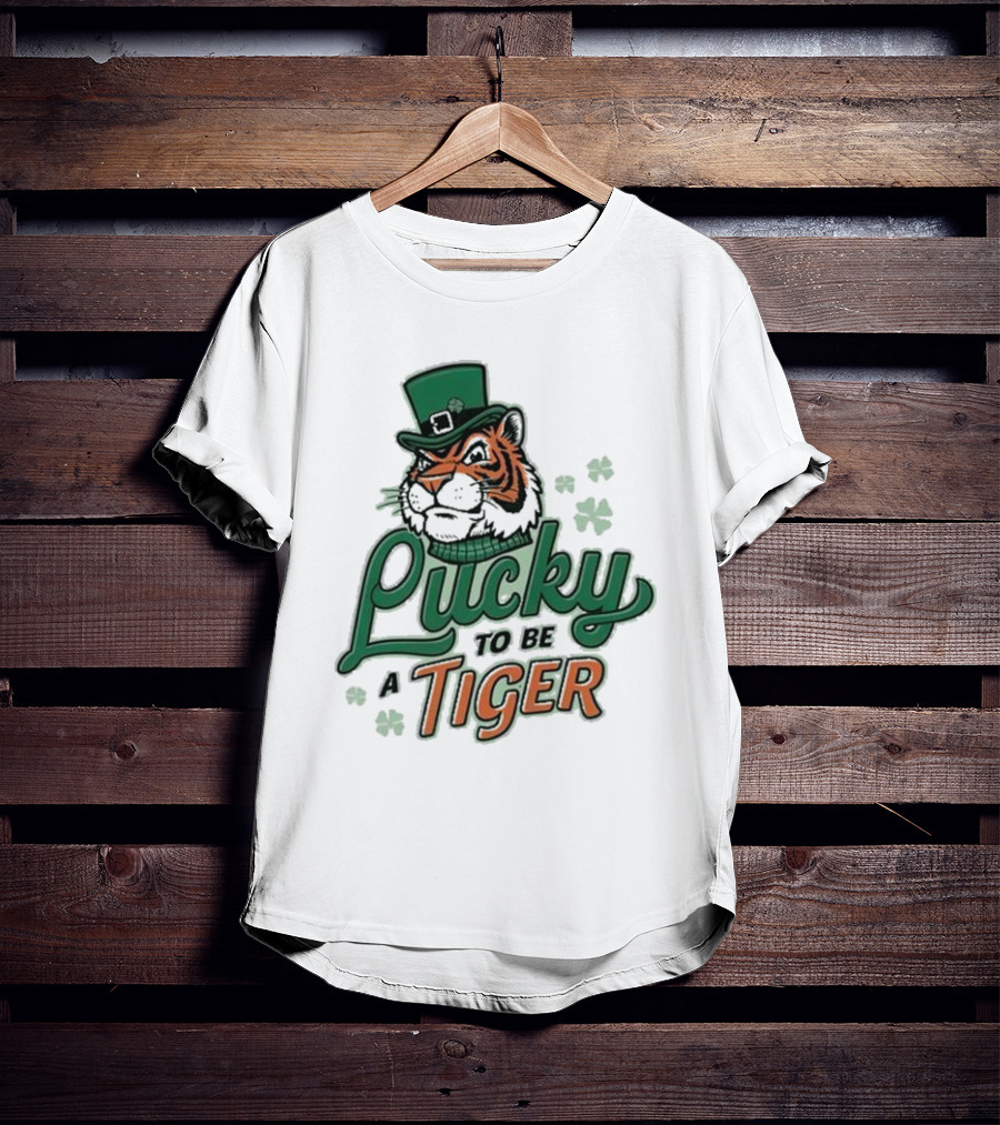 Lucky To Be A Tiger St. Patty Banks Theme T-Shirt