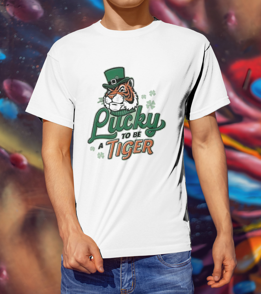 Lucky To Be A Tiger St. Patty Banks Theme T-Shirt