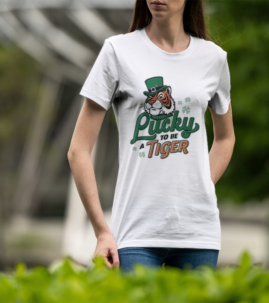 Lucky To Be A Tiger St. Patty Banks Theme T-Shirt