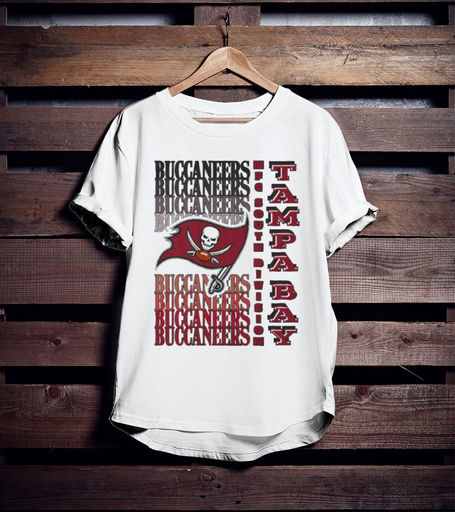 Buccaneers NFC South Division Tampa Bay Football Fan Gear T-Shirt