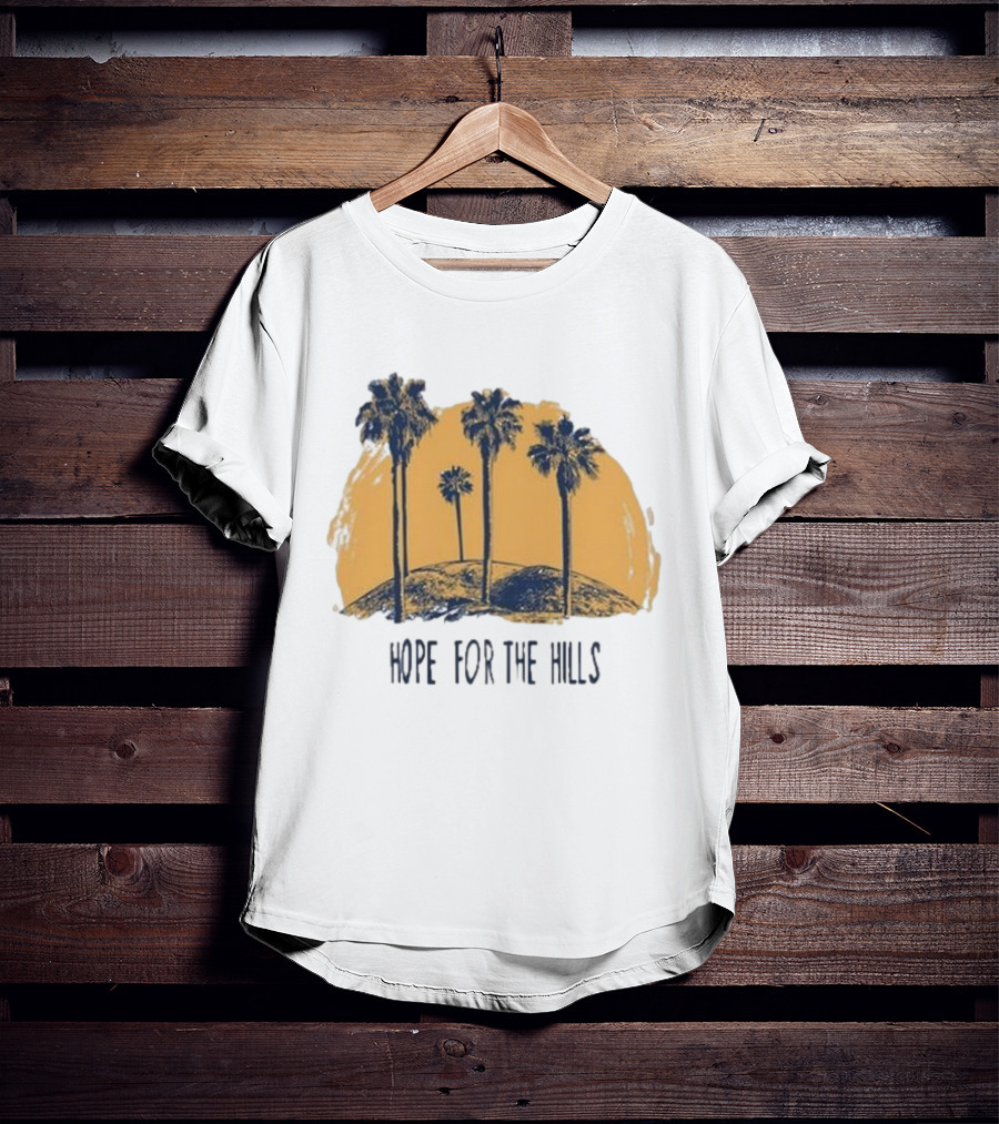 Tanner Christian Courtad Hope For The Hills Scenic Palms And Landscape T-Shirt
