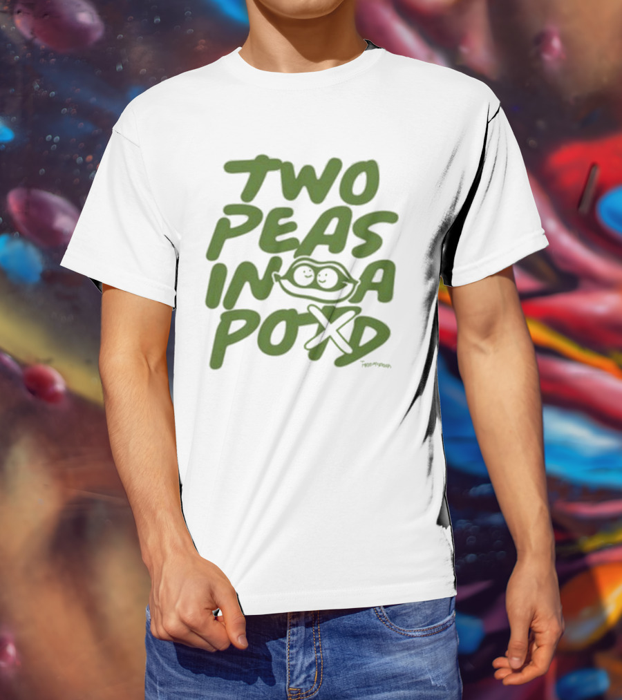 Two Peas In A Pod Tanner Smith Playful Pea Doodle T-Shirt