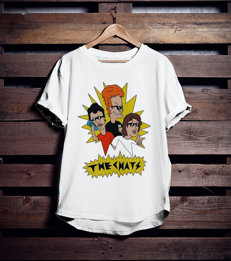 The Chats Buttheads Cartoon Parody Yellow Explosion T-Shirt