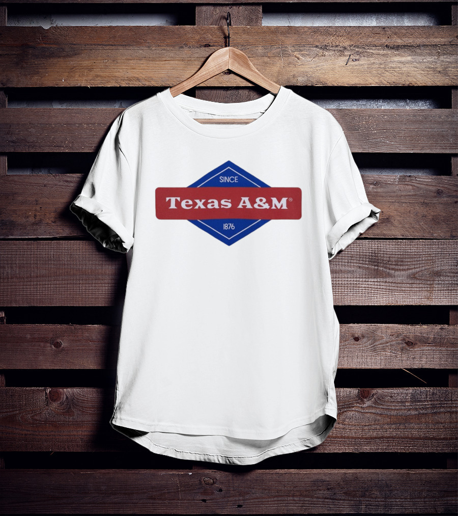 Texas A&M Since 1876 Diamond Logo T-Shirt