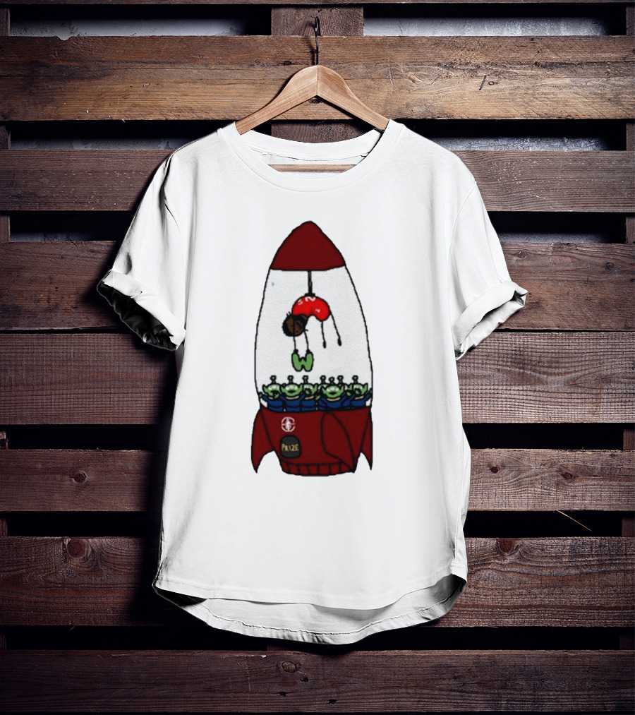 Kawhi Leonard Claw Dunk Rocket And Aliens Clippers T-Shirt