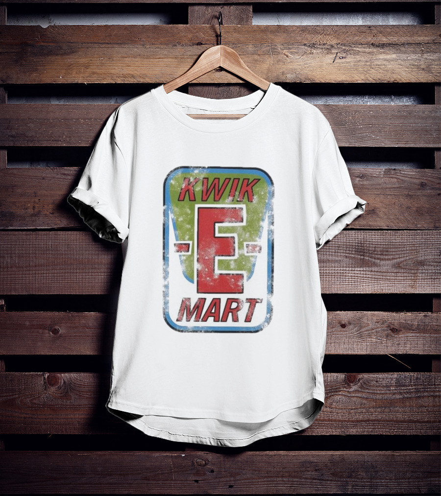 The Simpsons Kwik-E Mart Vintage Distressed Style T-Shirt