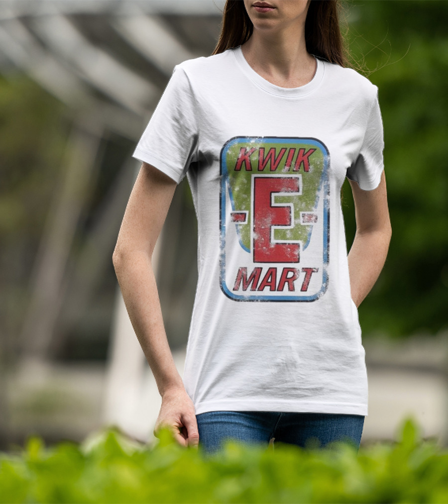 The Simpsons Kwik-E Mart Vintage Distressed Style T-Shirt