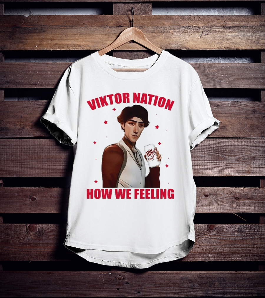 Viktor Nation How We Feeling Dr Pepper Diet Can Illustration T-Shirt