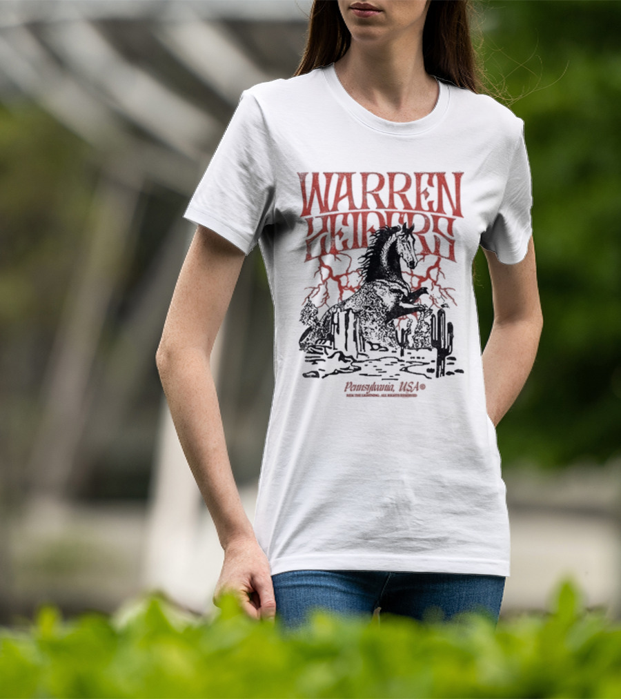 Warren Zeiders Lightning Cowboy Pennsylvania USA T-Shirt