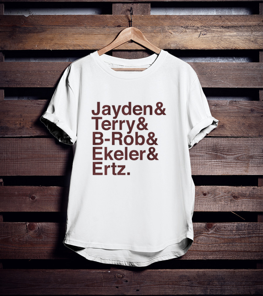 Jayden Terry B-Rob Ekeler Ertz Ampersand Style Washington Stars T-Shirt