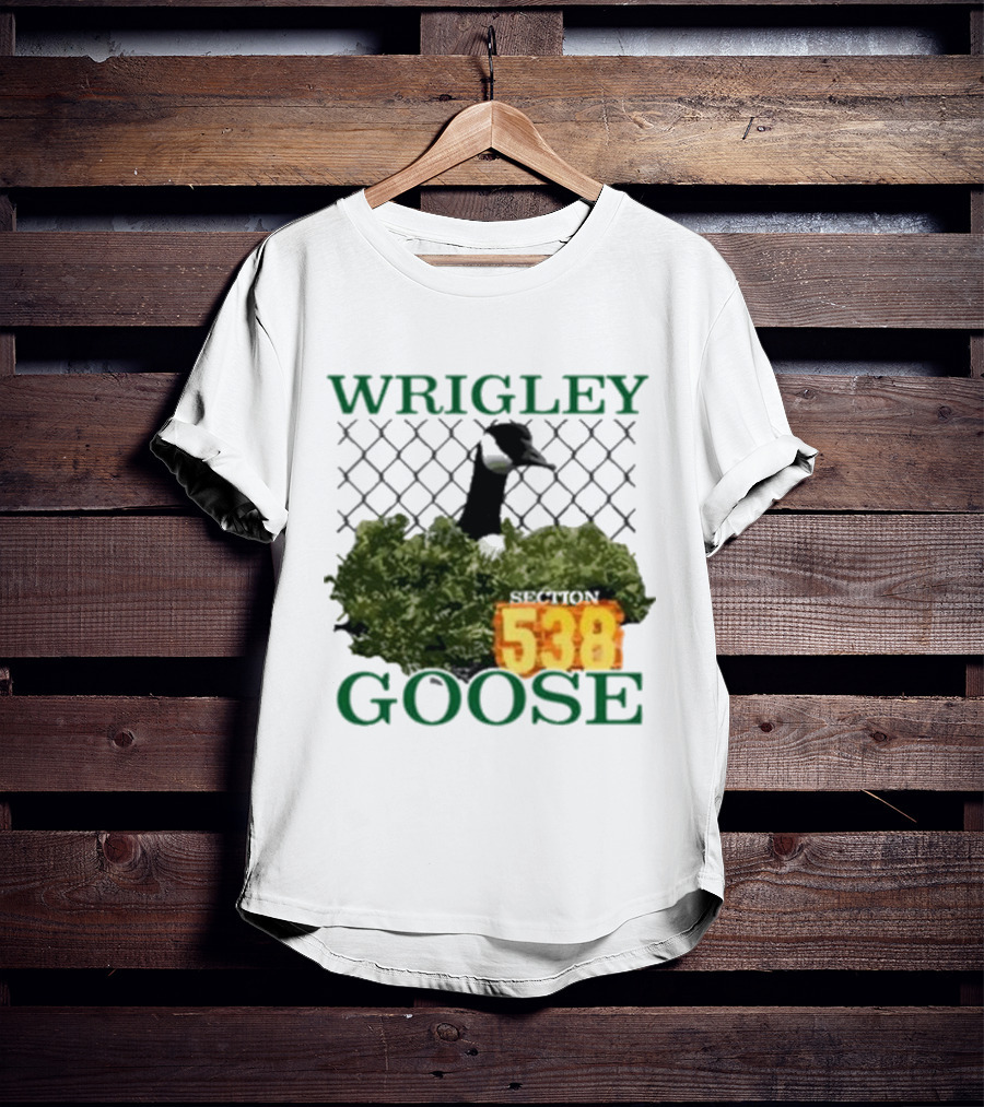 Wrigley Goose Section 538 Chicago Cubs Stadium Fan Apparel T-Shirt