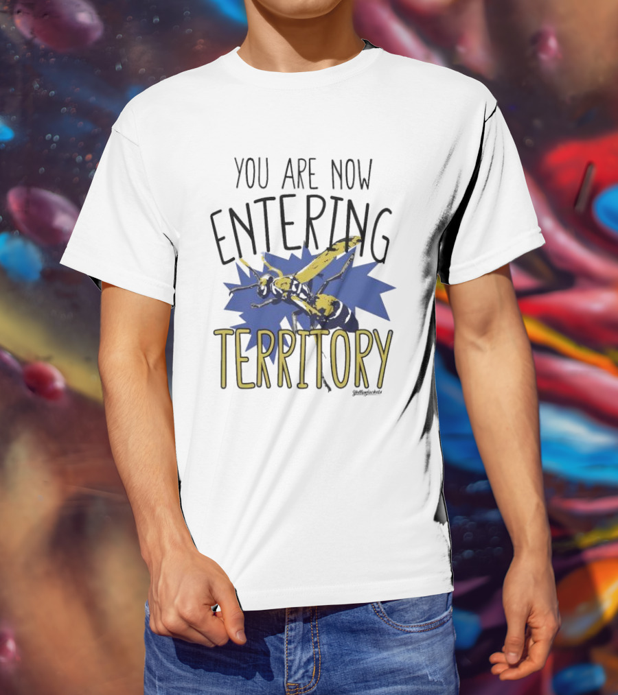 Yellowjackets You Are Now Entering Territory T-Shirt