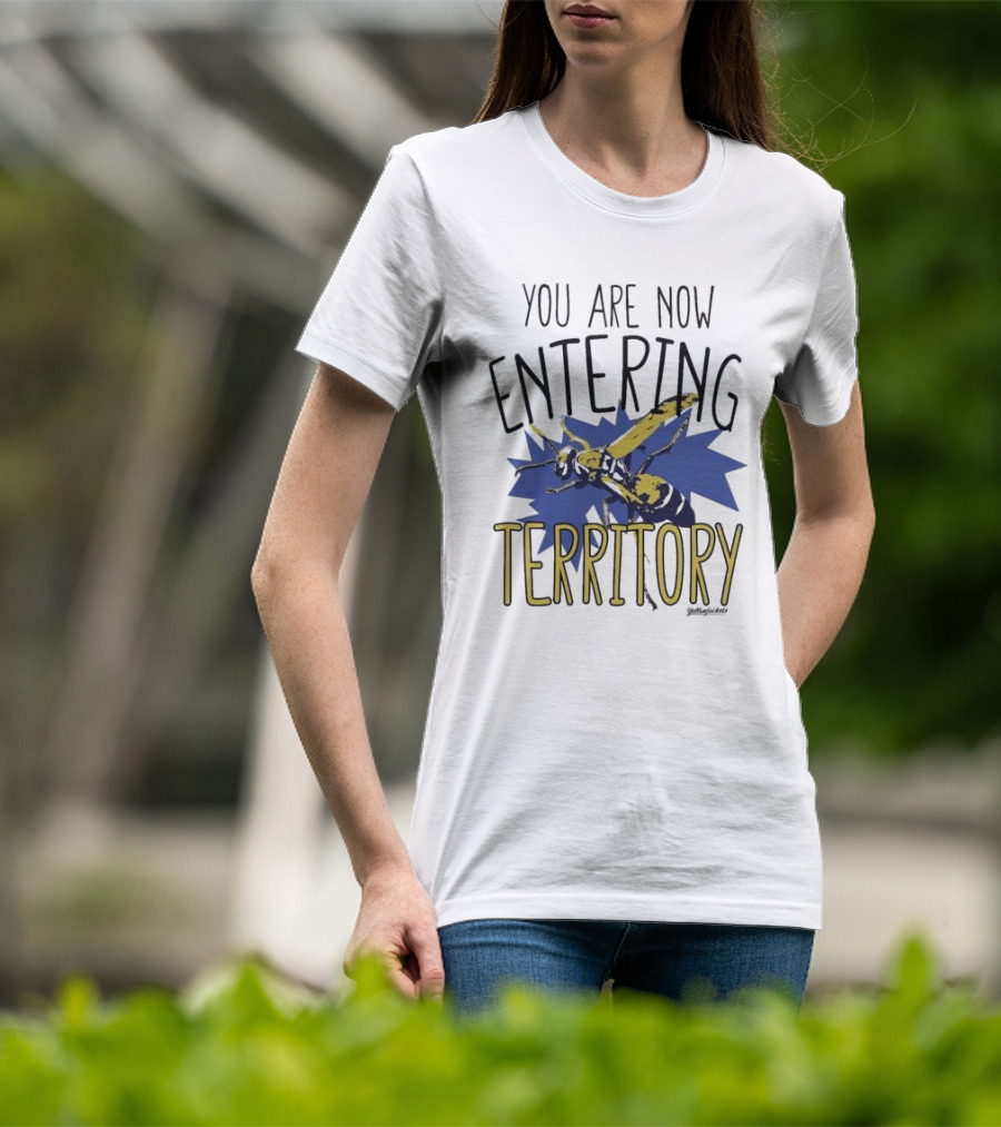 Yellowjackets You Are Now Entering Territory T-Shirt