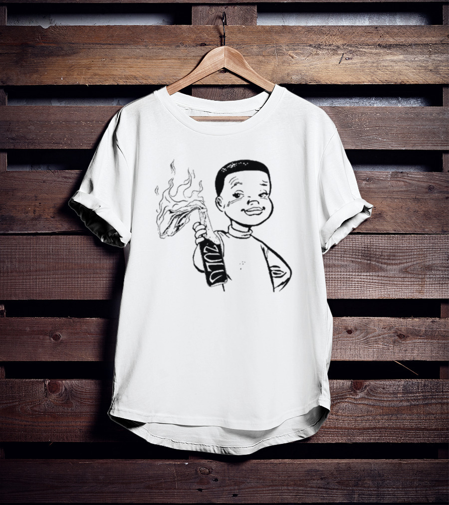 Zulu One Way Or Another Molotov Character Drawing T-Shirt