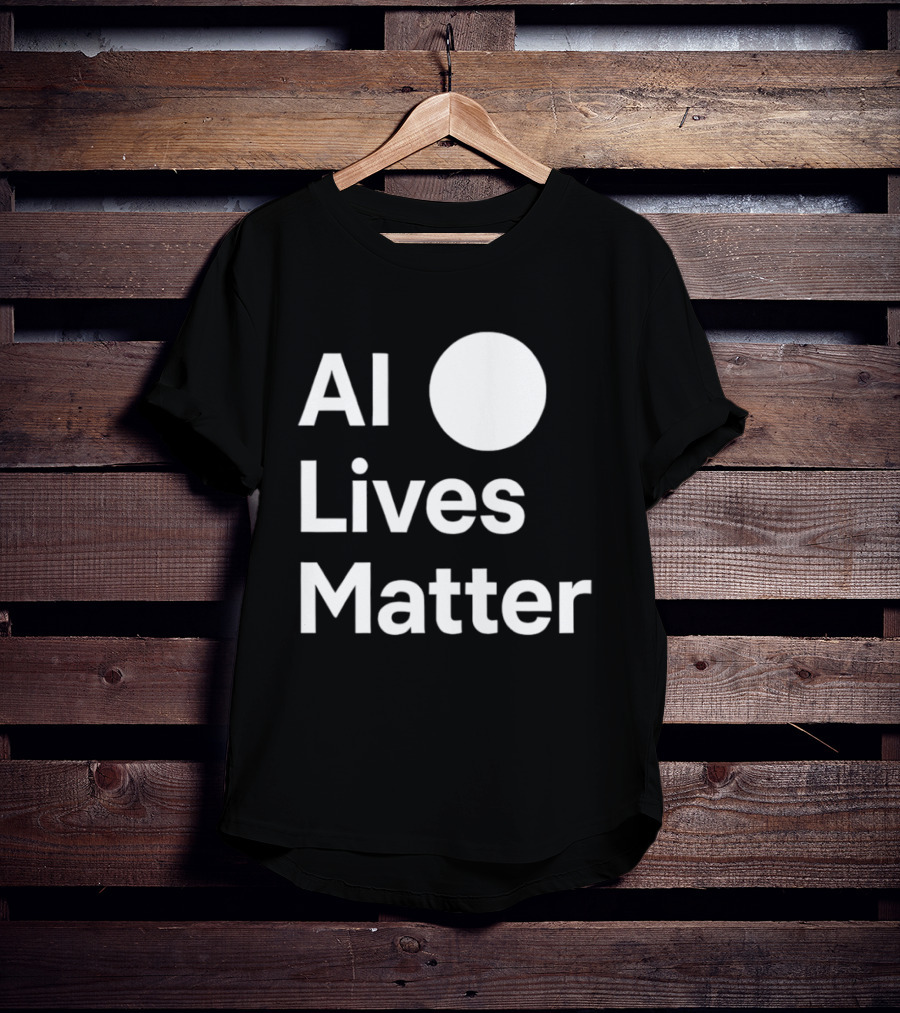 AI Lives Matter Statement Circle T-Shirt