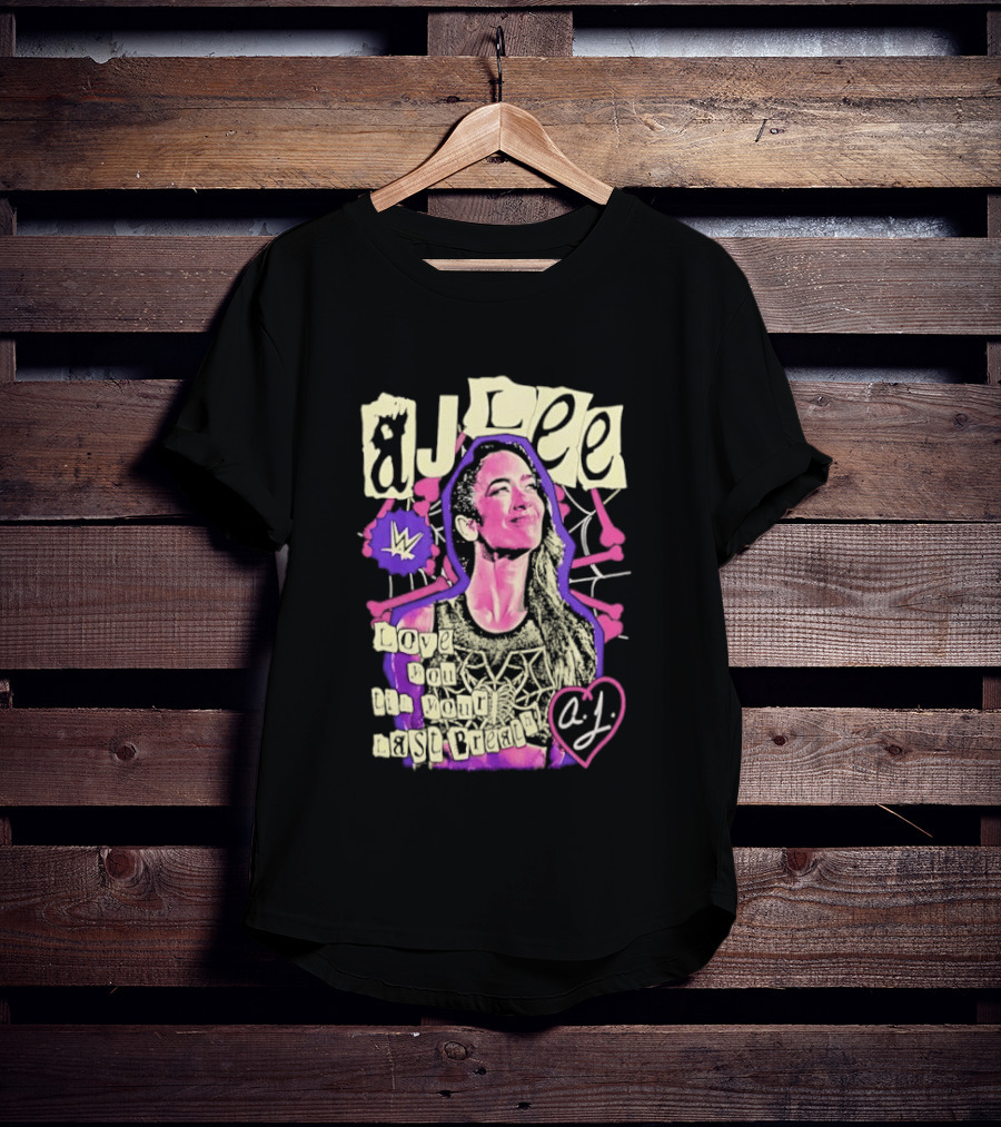 AJ Lee Love You Til Your Last Breath Star Power Heart T-Shirt