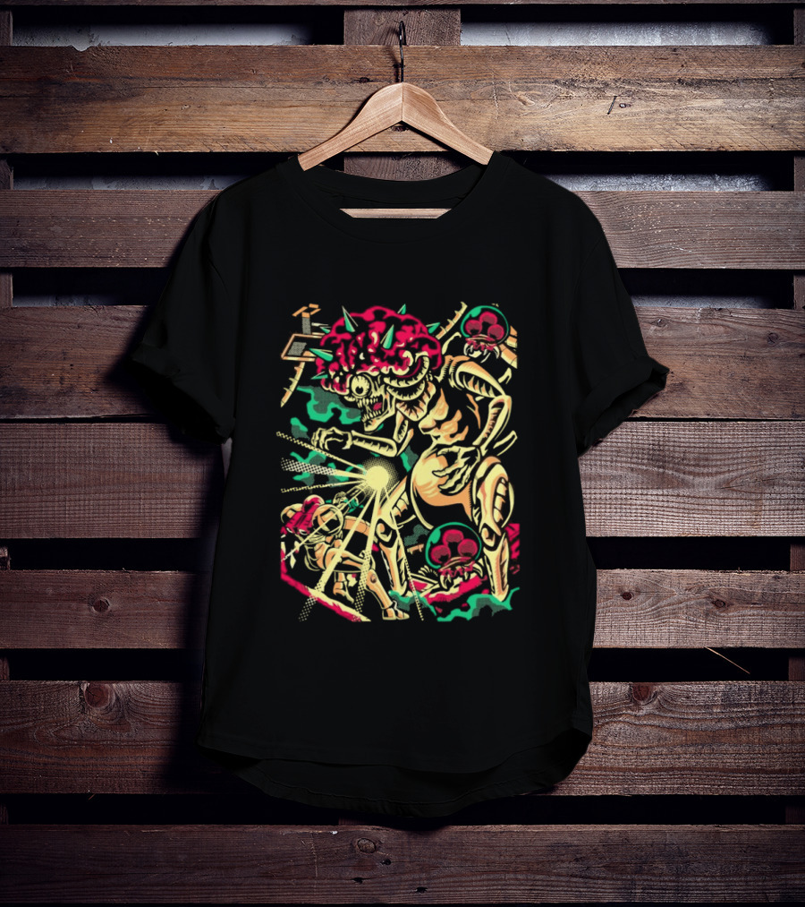 Arace Rampage Energetic Monster Battle Explosion T-Shirt