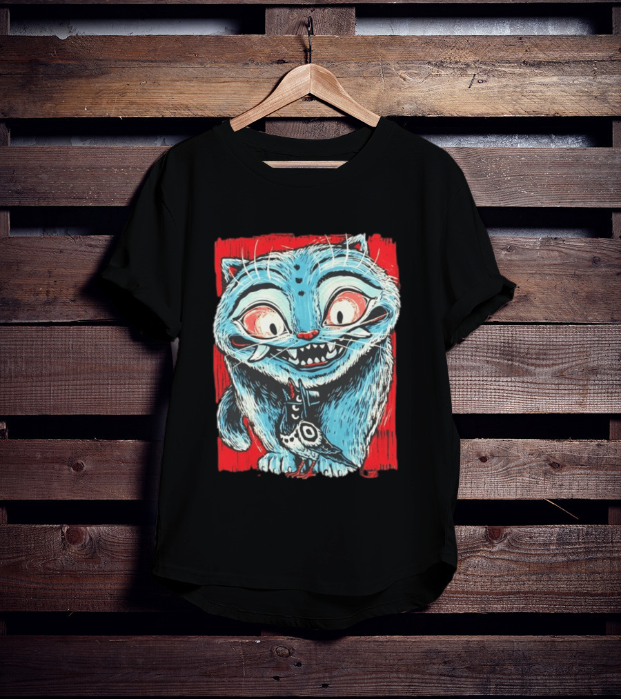 Derpy Tiger And Sussy KPop Demon Hunters Tiger And Crow Duo Colorful Cartoon T-Shirt