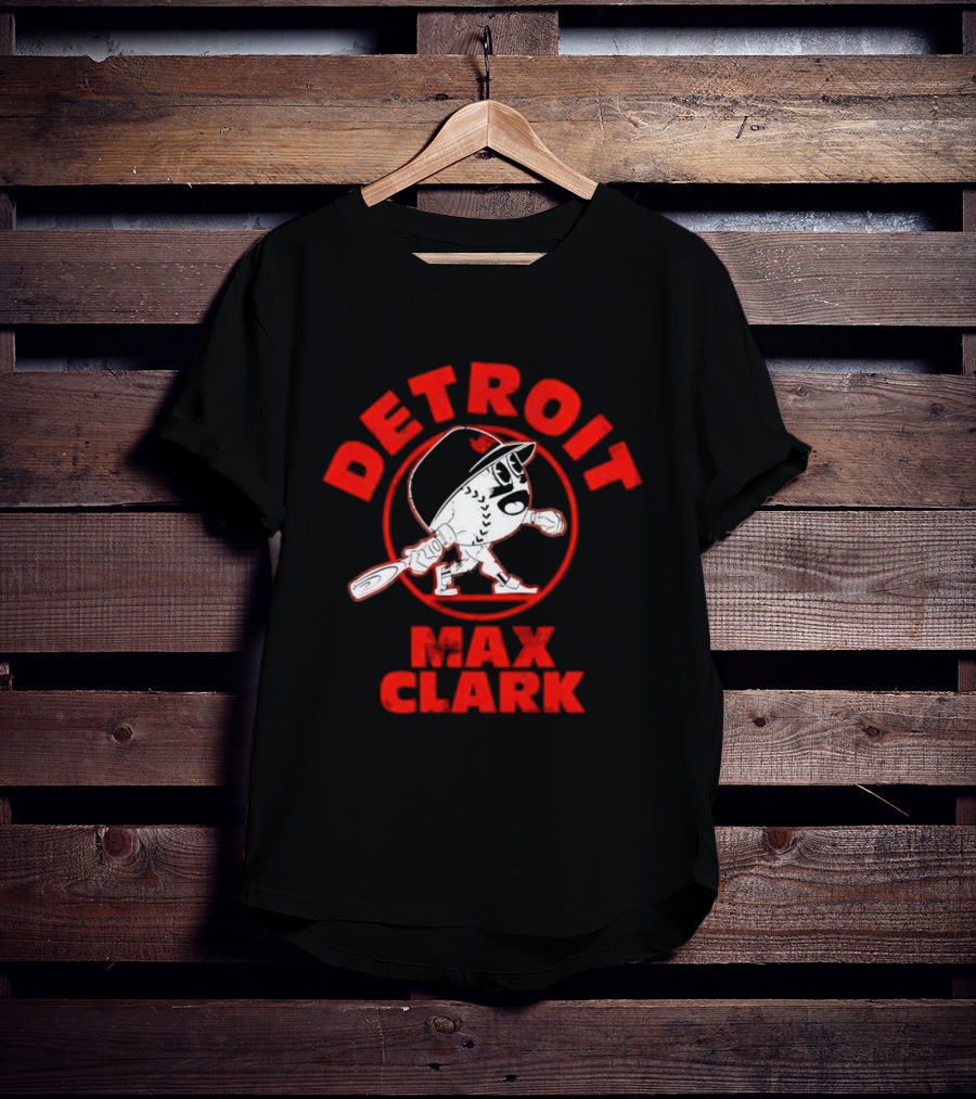 Detroit Tigers Max Clark Baseball Buddies T-Shirt