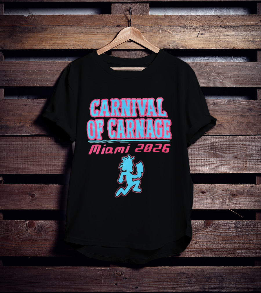 Carnival Of Carnage Miami 2026 Hatchet Man T-Shirt