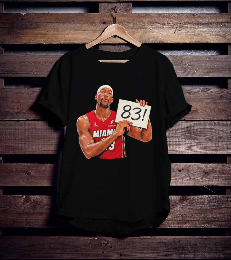 Bam Adebayo Miami Heat 83 Point Game Sign T-Shirt
