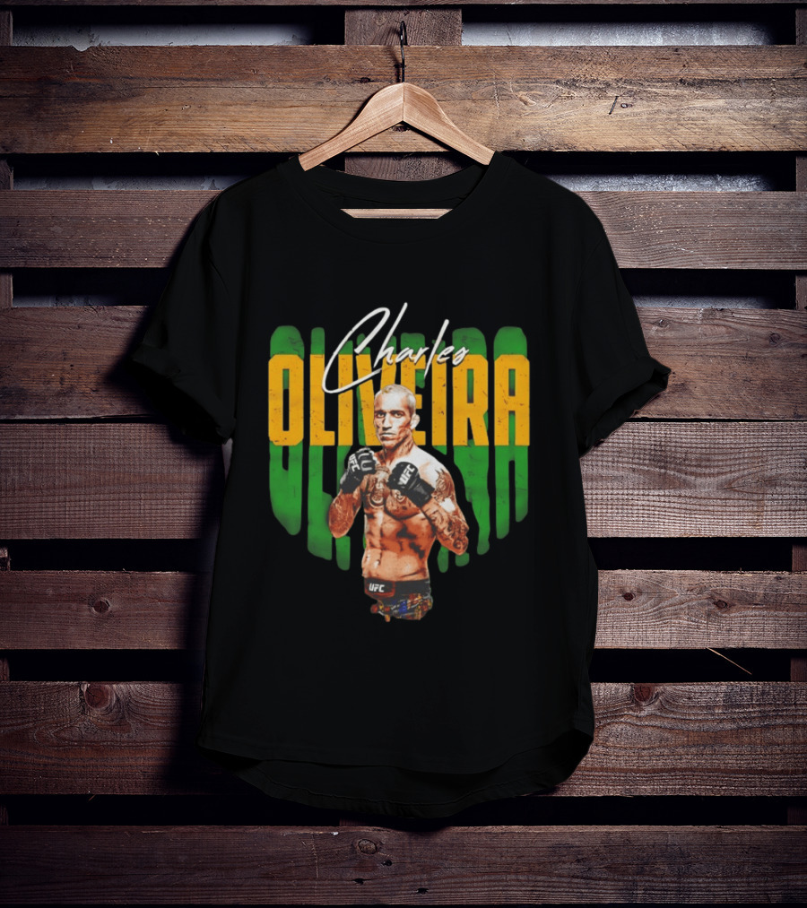 Charles Oliveira UFC Fighter Signature Pose T-Shirt