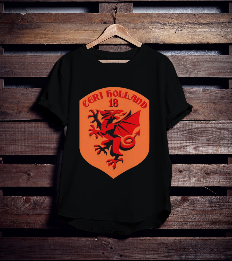 Ceri Holland 18 Red Dragon T-Shirt