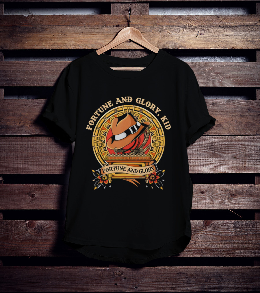 Fortune And Glory Kid Indiana Adventure T-Shirt