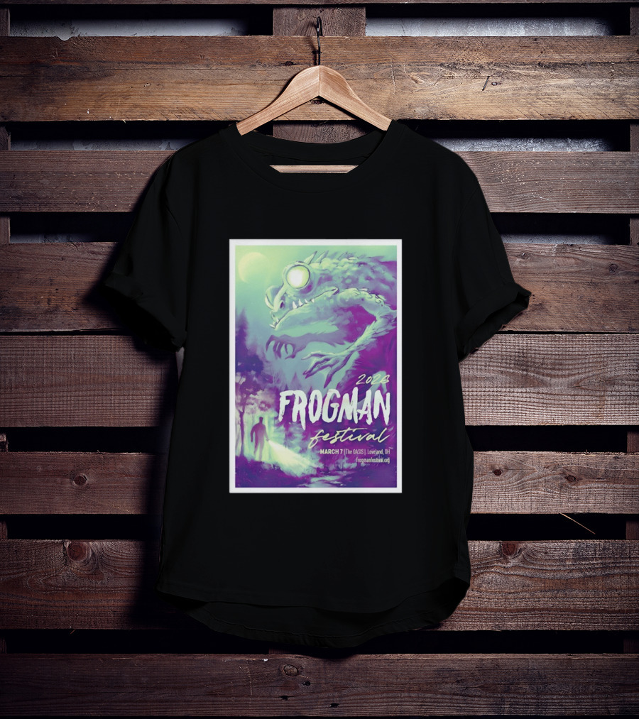 2026 Frogman Festival Loveland OH March 7 At The Oasis T-Shirt