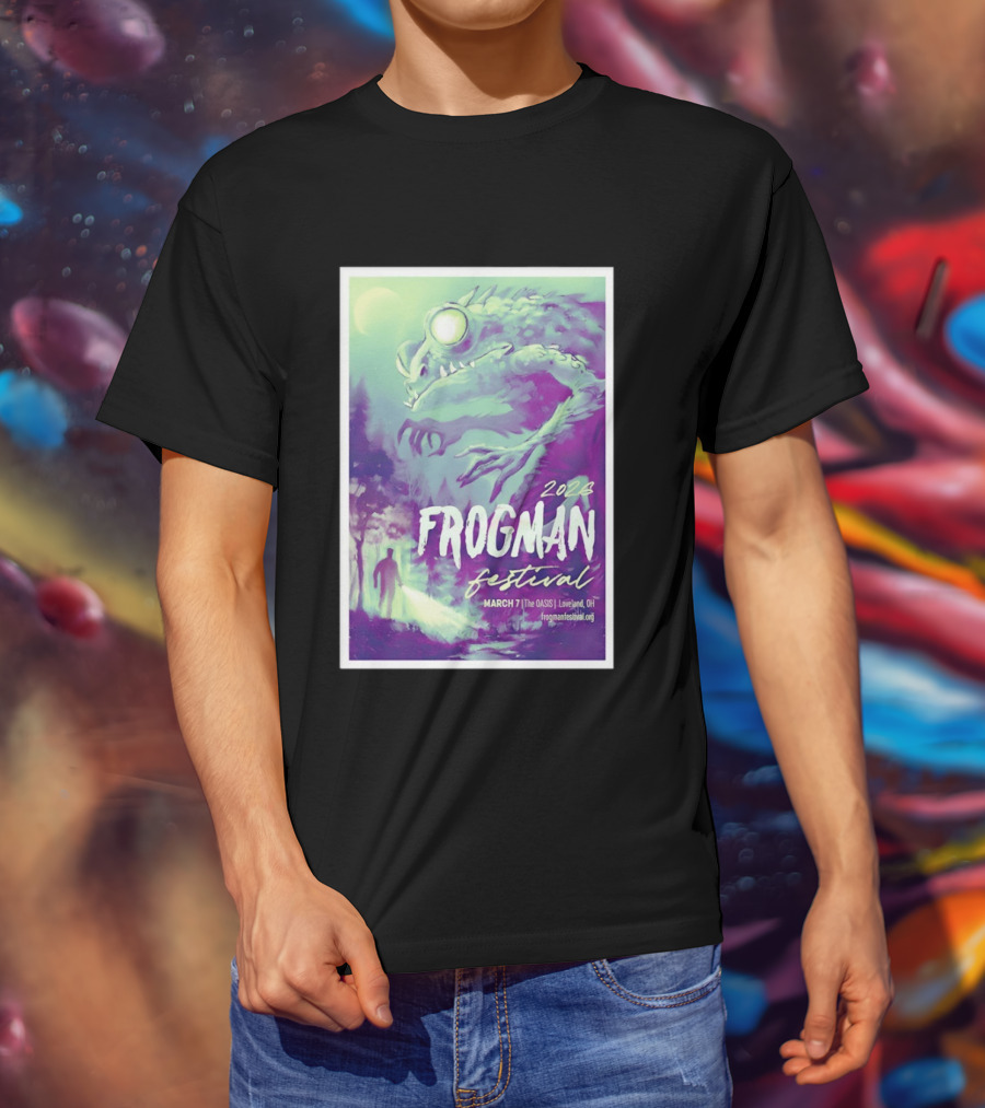 2026 Frogman Festival Loveland OH March 7 At The Oasis T-Shirt