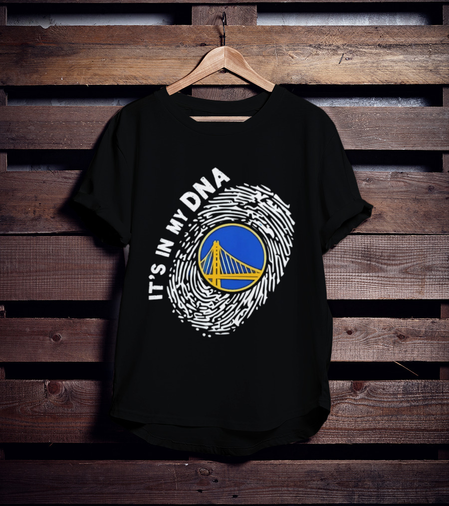 Golden State Warriors It's In My DNA Fingerprint Basketball T-Shirt