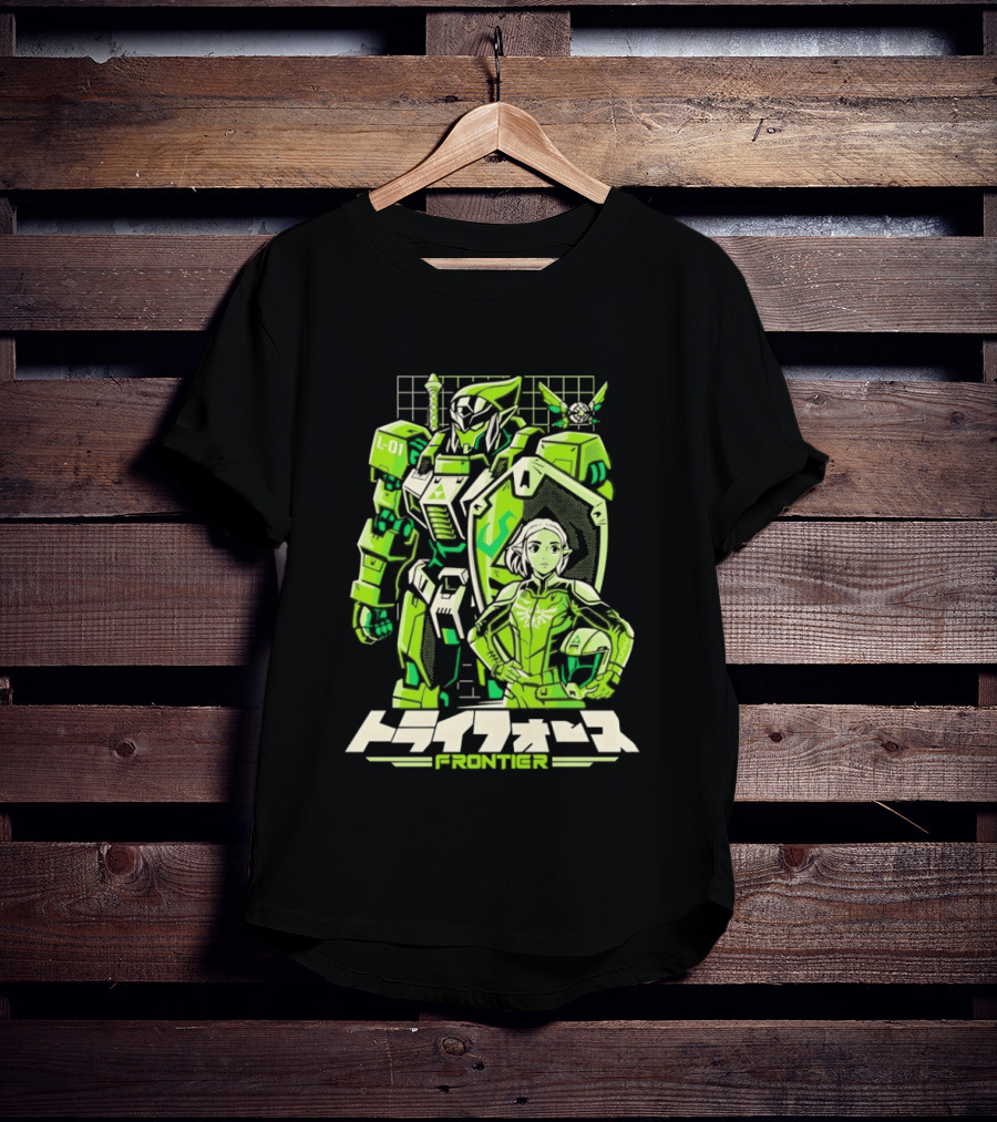 Hylian Mecha Triad Frontier Triforce L 01 Japanese T-Shirt