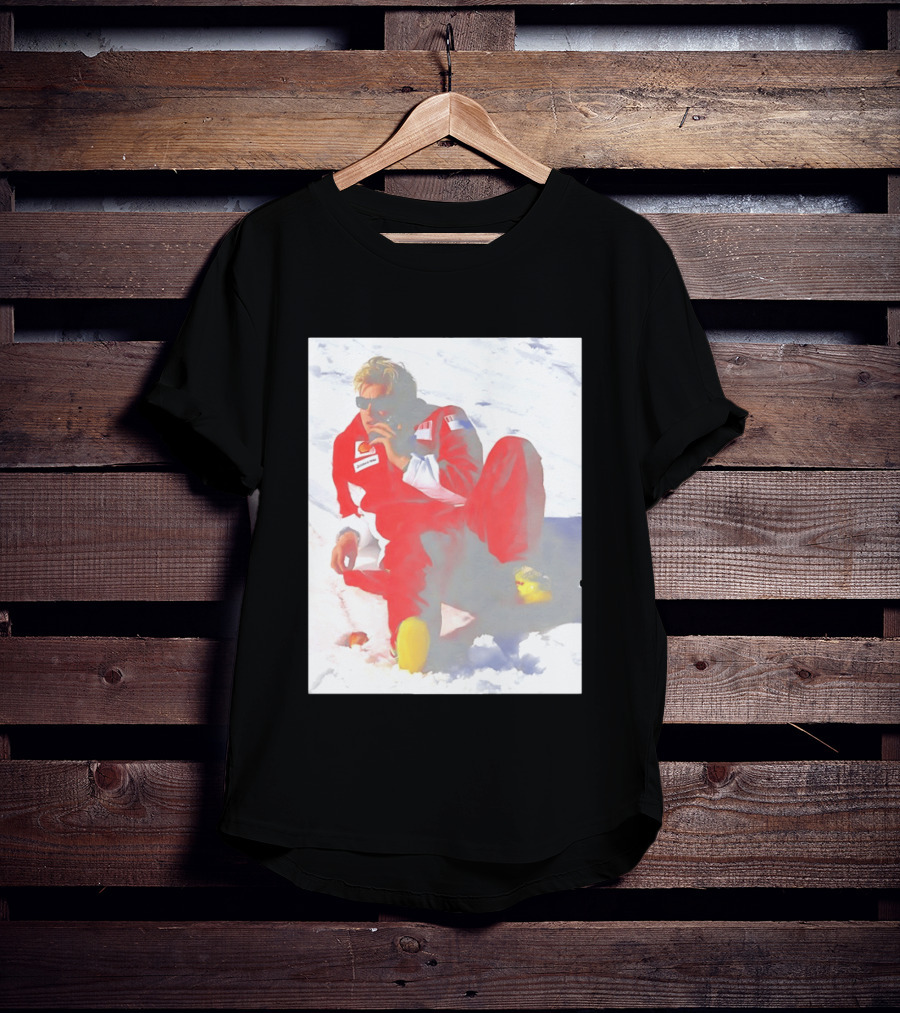 Ice Man Kimi Raikkonen F1 Ferrari Team Racing Legend T-Shirt