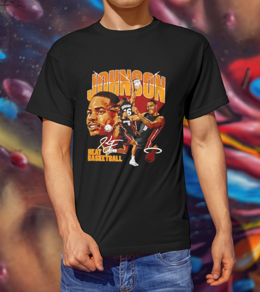 Johnson Heat Basketball Keyonte Johnson Miami 16 T-Shirt