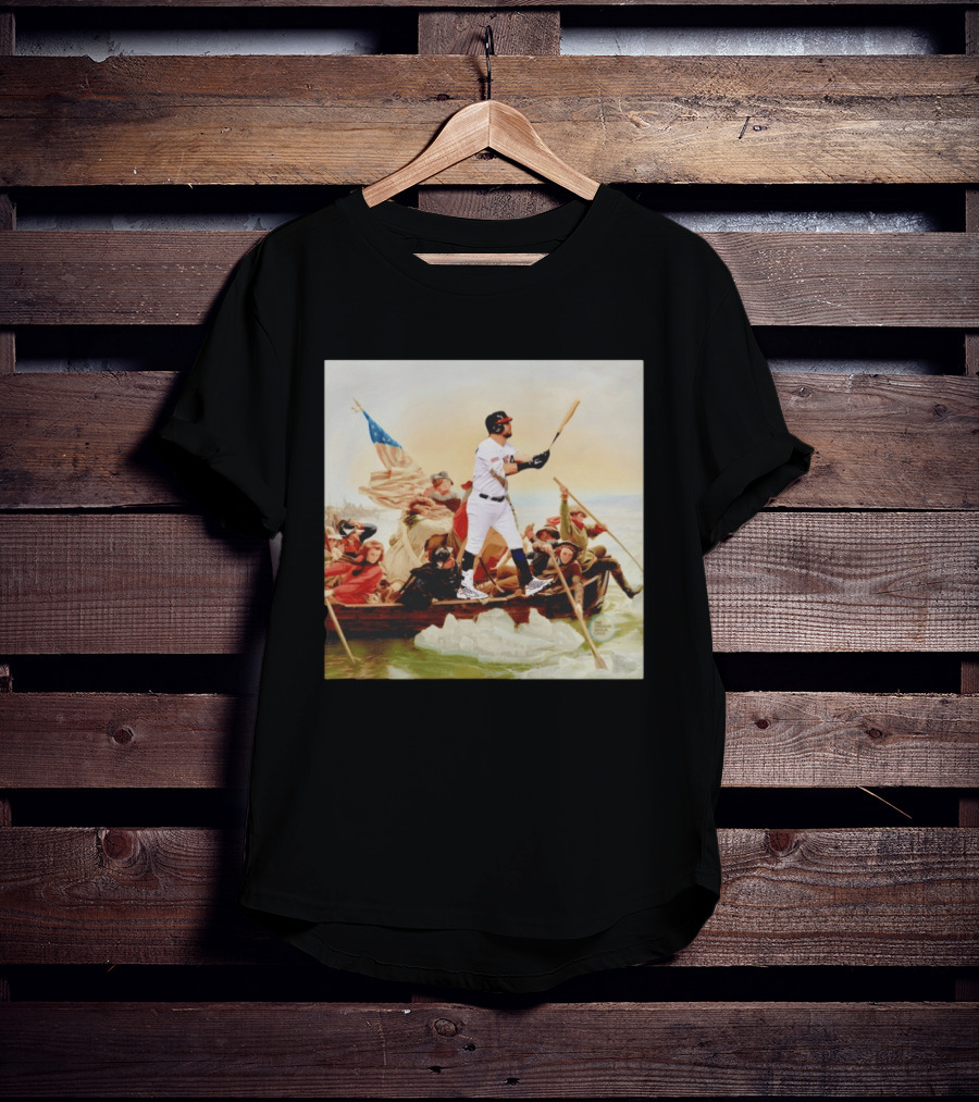 Kyle Schwarber USA Baseball Team Washington Crossing The Delaware T-Shirt