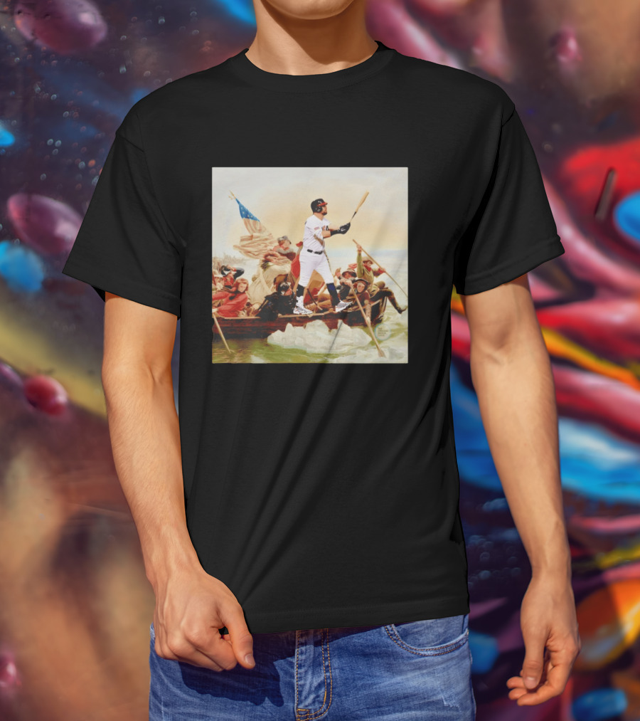 Kyle Schwarber USA Baseball Team Washington Crossing The Delaware T-Shirt