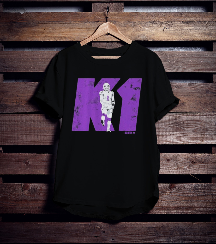 Kyler Murray K1 Purple Football Minnesota Player T-Shirt