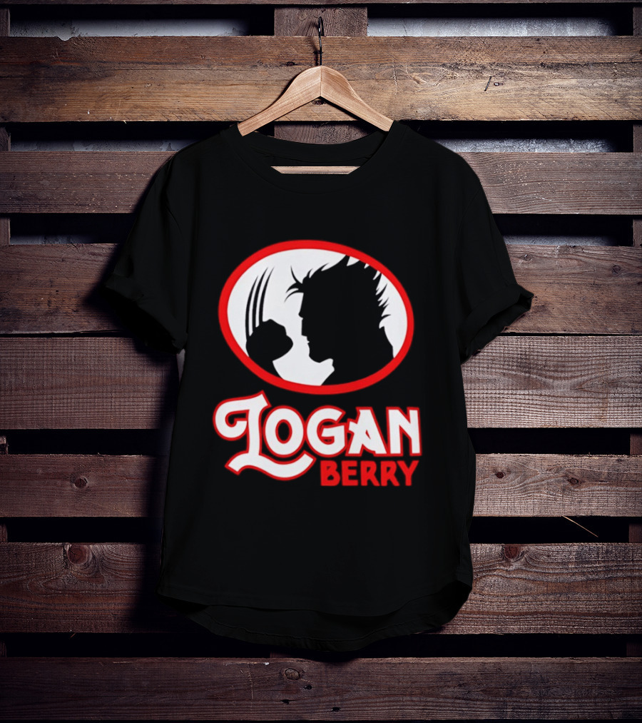 Logan Berry Marvel Wolverine Silhouette Claw T-Shirt
