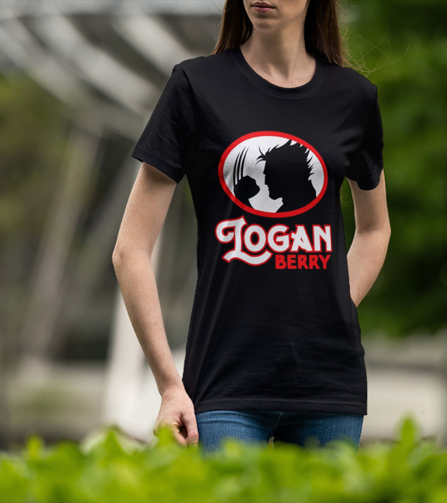 Logan Berry Marvel Wolverine Silhouette Claw T-Shirt