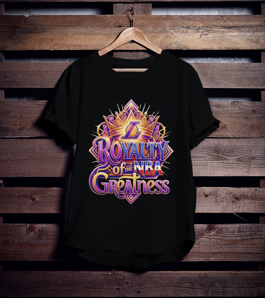 Los Angeles Lakers L Royalty Of The NBA Greatness T-Shirt