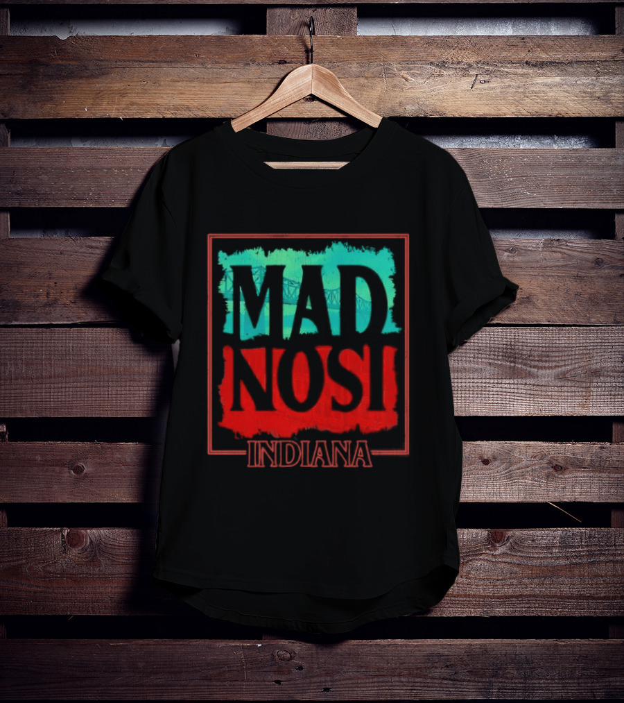 Madison Indiana Bridge Building Stranger Things T-Shirt
