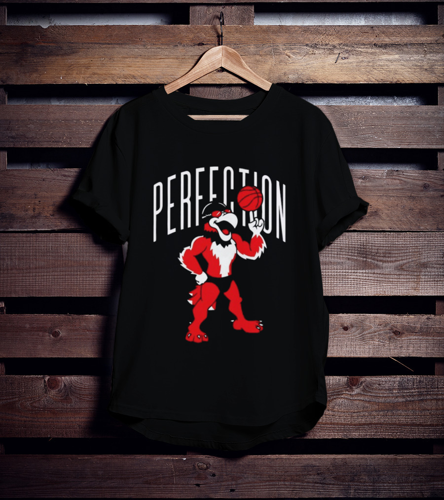 Miami RedHawks Perfection Basketball Bird T-Shirt
