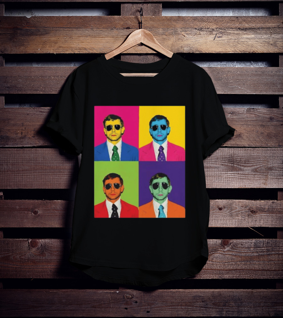 Mike Vining Pop Art Style Multicolor T-Shirt