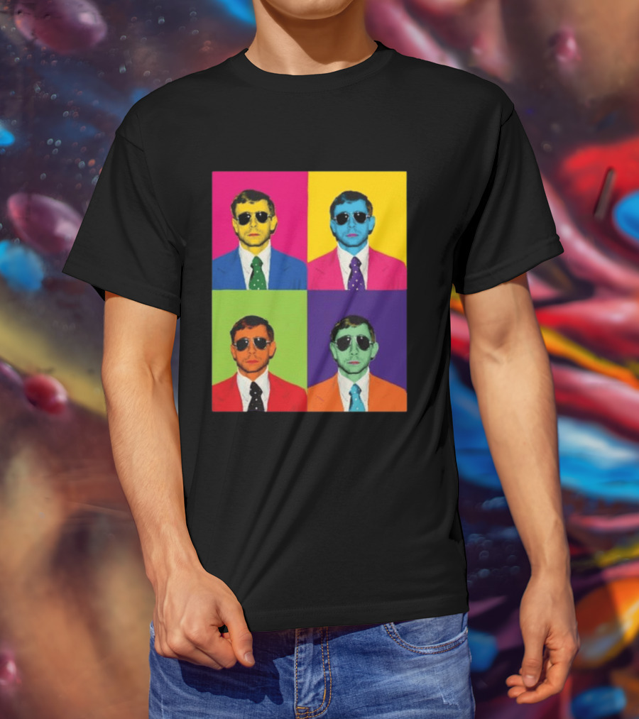 Mike Vining Pop Art Style Multicolor T-Shirt
