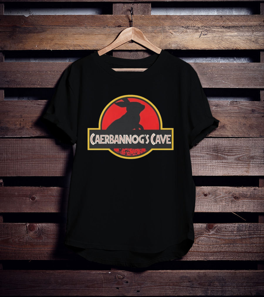 Monty Python And The Holy Grail Caerbannog's Cave Jurassic T-Shirt