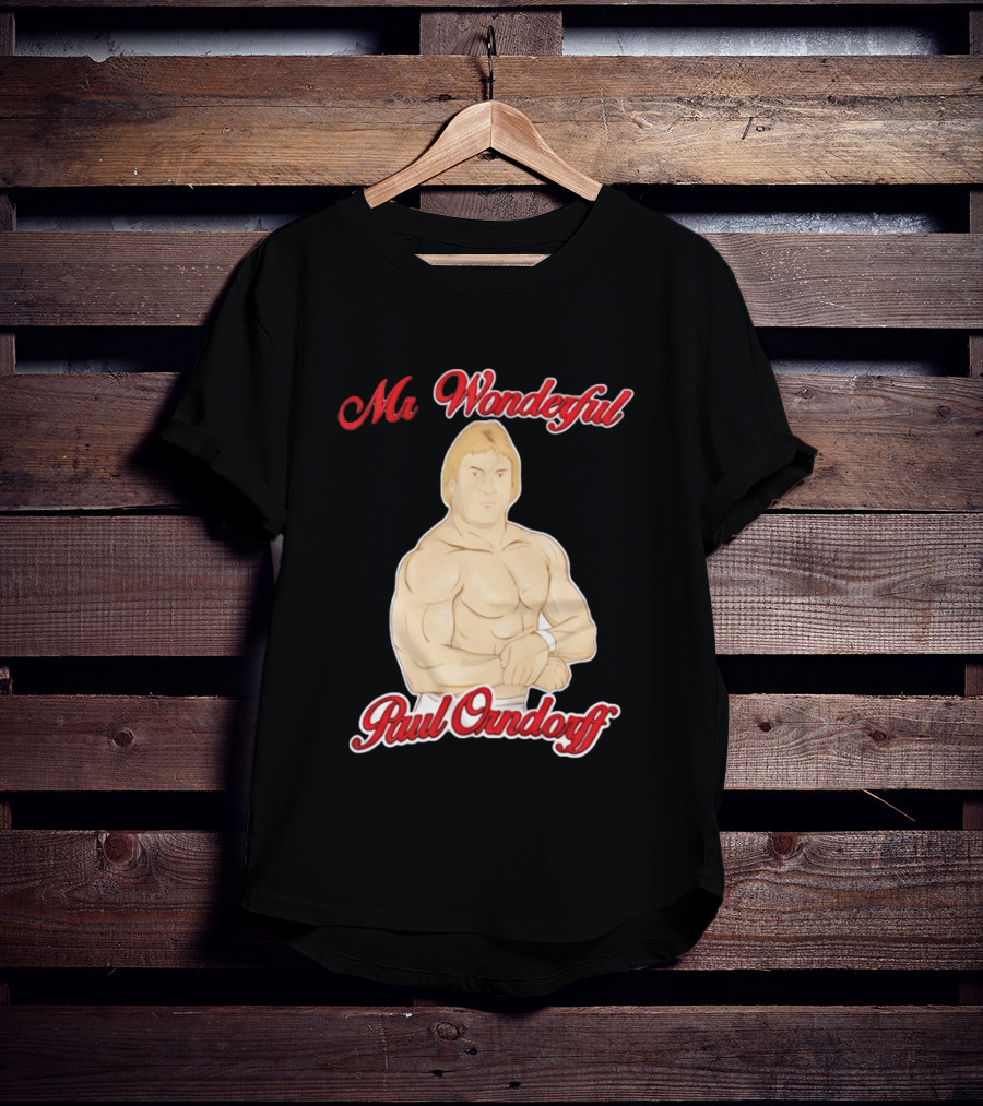 Mr Wonderful Paul Orndorff Vintage Wrestling Legend T-Shirt